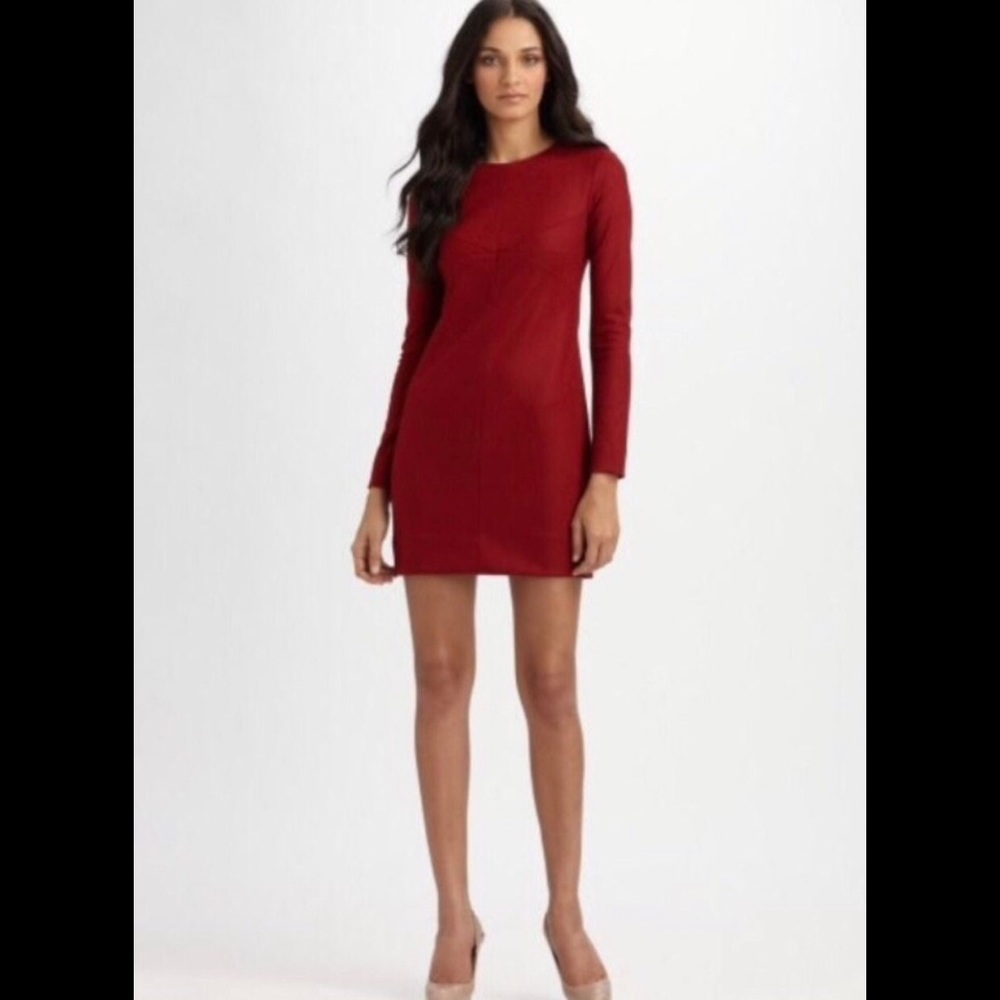 Diane Von Furstenberg - Red Clean Lee Shift Dress